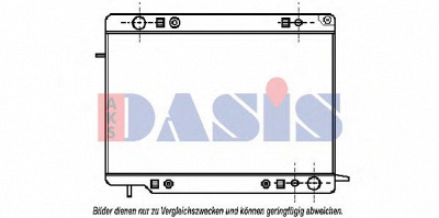 AKS DASIS 150740n -  Радиатор, охлаждение двигателя